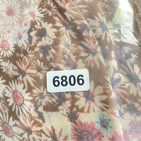 Free People Sweet Emotion Floral Ruffle Kimono One Size 26806 - Picture 10 of 10